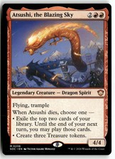 Atsushi, the Blazing Sky 236 SOC MYTHIC NM Magic: The Gathering