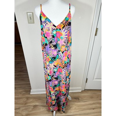 Kenny Flowers Tortola Resort Maxi Dress XL Limited Edition Retired Beach Summer