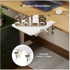 Desk Extender Tray with Elbow Support – Ergonomic