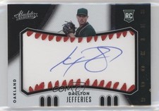 2021 Panini Absolute 36/99 Daulton Jefferies #103 Auto 0c2