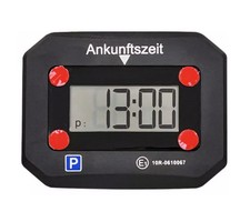 Schwarz Elektronische Parkscheibe Digitale Parkuhr DE mit KBA Zulassung E1