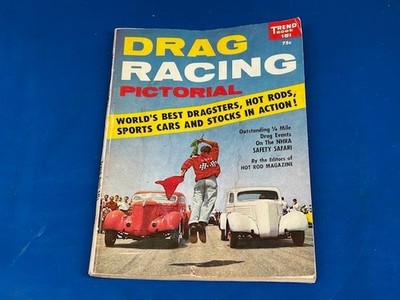 1957 Original Drag Racing Pictorial NHRA Drag Racing Magazine THORLEY CHRISMAN