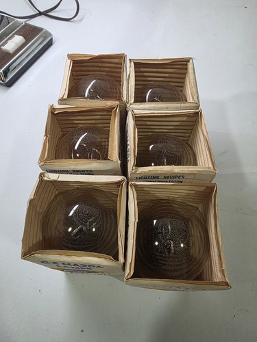 ( 6 ) Vintage GE Mazda Airplane Headlight, 239W, 24V Pre WWII DC-3 Aircraft - Picture 5 of 9