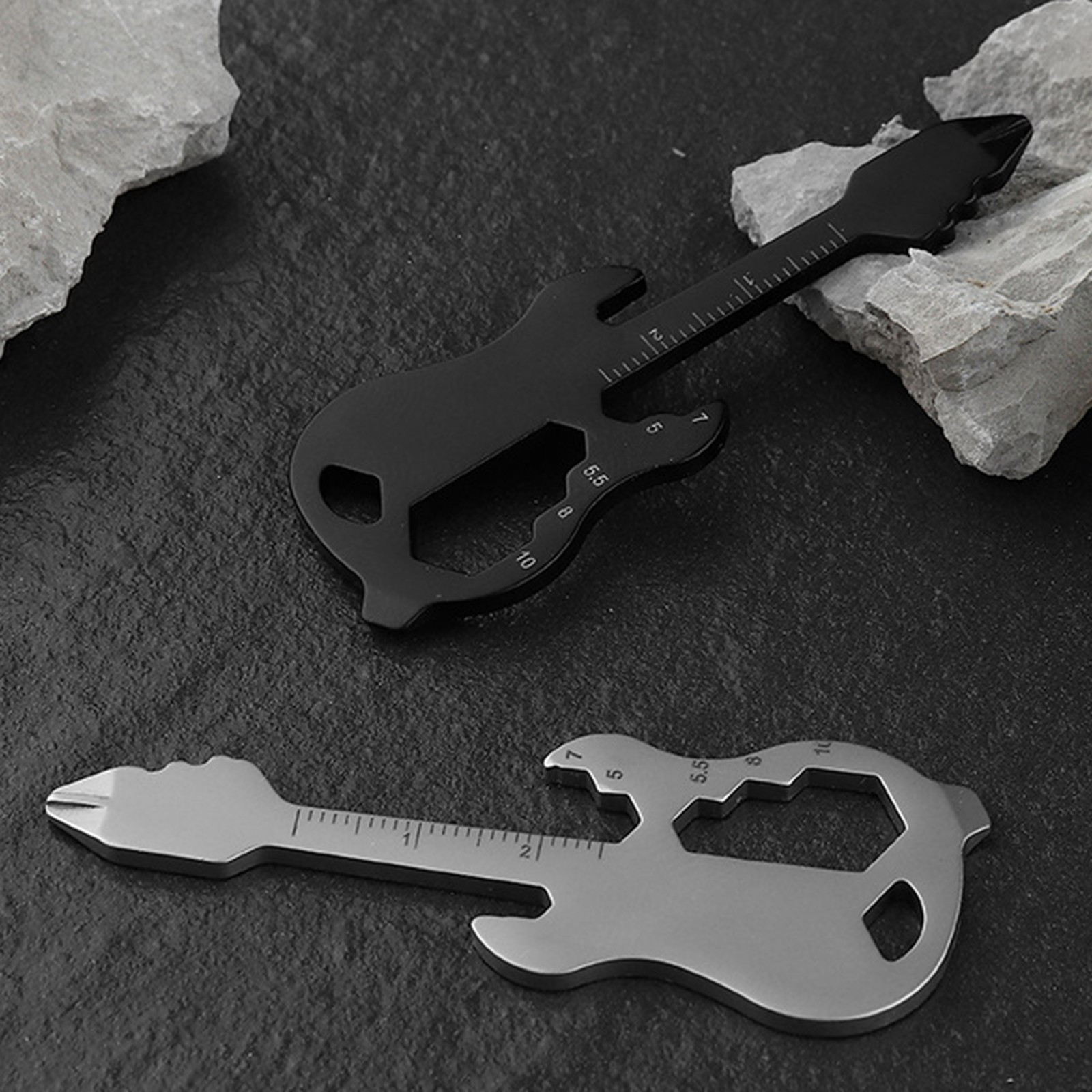 Compact Stainless Steel Multitool Keychain Card for Everyday Carry