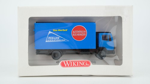Wiking H0 43450 Mercedes-Benz 814 camión maleta alquiler de coches encuadernación | Zustand: Gebraucht