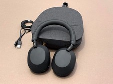 SONY WH-1000XM5 Wireless Noise Canceling Over Ear Headphones /w CASE- BLACK E