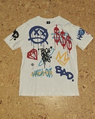 FSBN (New Yorker) Kurzarm T-Shirt Gr. S relaxed fit in weiß aus Baumwolle