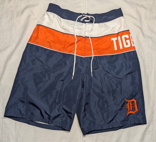 MLB Detroit Tigers GIII blau & orange Badehose Herren XL Boardshorts - Bild 1 von 8