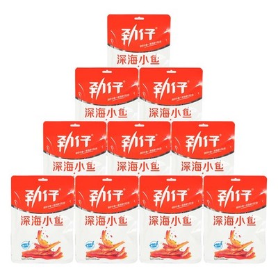 Jinzai Fried Anchovy Snack 10x110g Fisch Snack Fish Snack Sardellen Snack