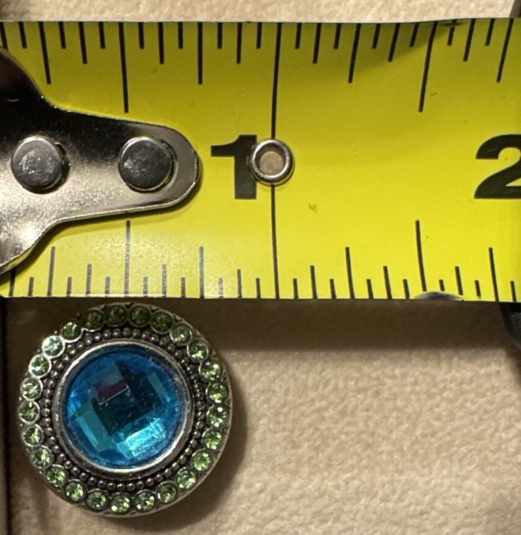 Ginger Snaps Silver Rolo Chain Toggle necklace wi… - image 4