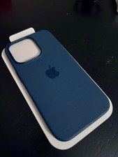 Apple Silicone Case with MagSafe for iPhone 14 Pro - Storm Blue