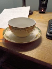 Noritake Estelle Cup & Saucer with Flat Saucer Set of 8