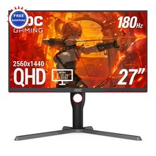 27 Inch QHD Gaming Monitor 180Hz 1ms GtG HDR 1000 sRGB137.5 Led Q27G3XMN Mini