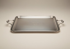 Christofle Regent High Quality Silver Plate Tray 26.6" Diplomat Engraved France