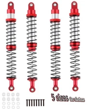 130mm RC Shocks Absorber Upgrades for 1/10 RC Hobby Cars,7075 Aluminum Full M...