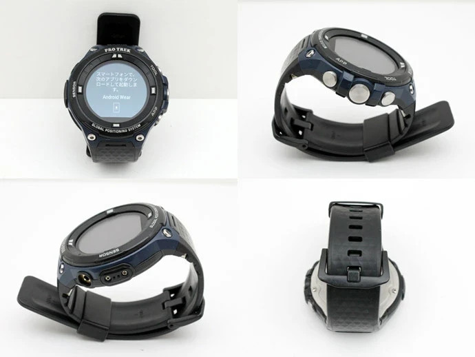 Casio PRO TREK Smart Watch WSD-F20-BK GPS Android Wear Black Used