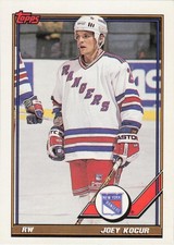 1991-92 Topps #427 Joey Kocur