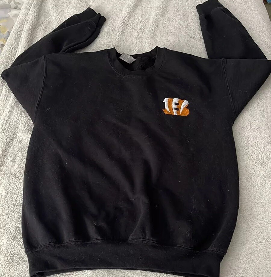 Gildan Sweatshirt Cincinnati Bengals Unisex Adult S M Black