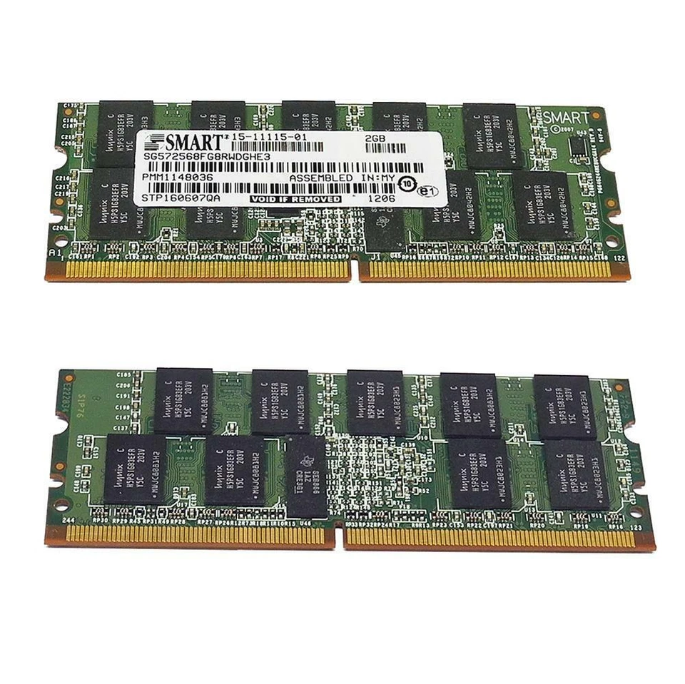 Cisco 15-11115-01 Smart 2GB 2Rx8 DDR2 PC2-4200 Router Memory 244-pin MiniDIMM - Image 2 of 3