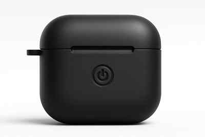 Für Apple Airpods 4 2025 Edition Schwarz Weich Silikon Kopfhörer Hülle Cover