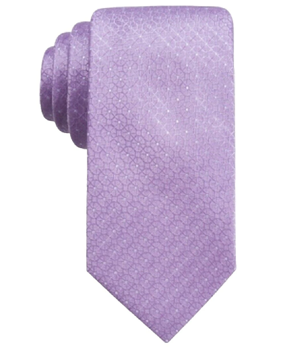 Silk Blend Geometric Ties for Men
