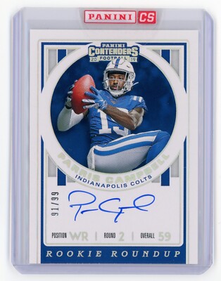 2019 Panini Contenders Parris Campbell Rookie Roundup On Card Auto /99 Sealed