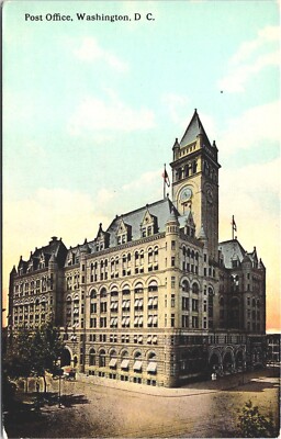 Washington DC, Old Post Office, Pennsylvania Ave, Horse Buggy, DB, Unposted