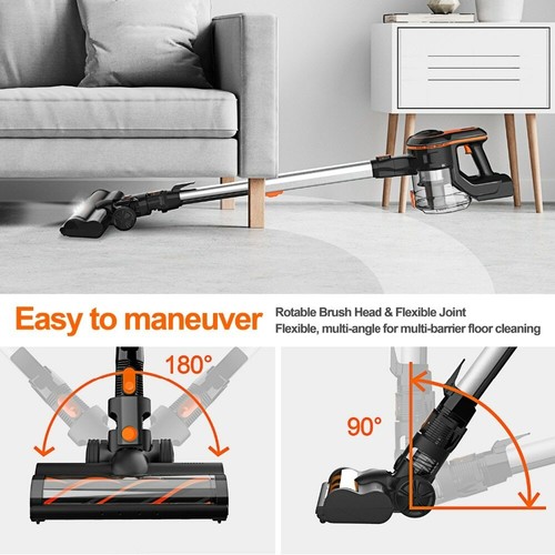 INSE S600 Cordless Stick Vacuum Cleaner 23000pa Stick Handheld Vac Carpet Floor eBay