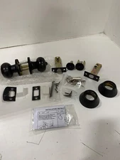 Probrico Oil Rubbed Bronze Door Knobs W/Deadbolts  (3 Pack)