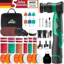 BATOCA S5 Profi  Mini Akku Ezenter Poliermaschine Polierer mit 2 2.0Ah Batterie