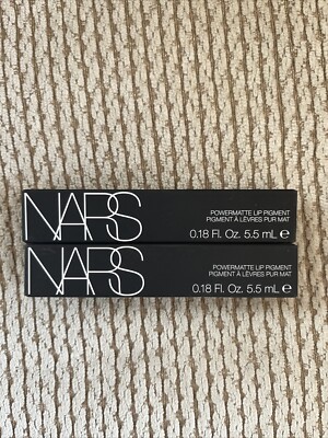 2 piece NARS Powermatte Lip Pigment 0.18 oz.Full Size New Boxed Slow Ride 2760