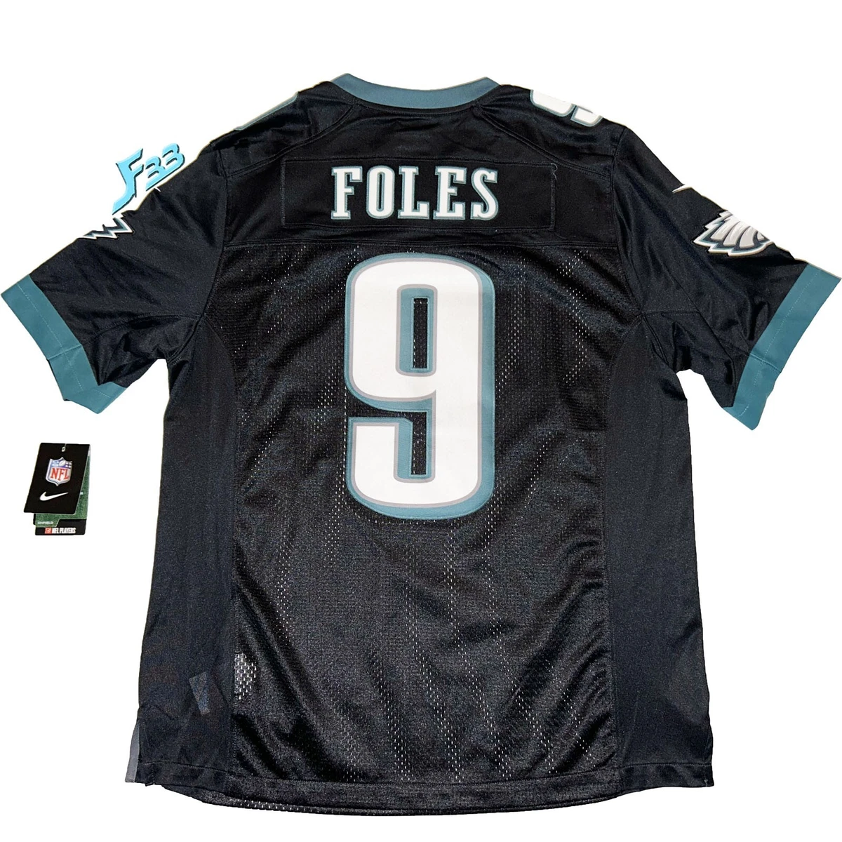 Nike Philadelphia Eagles No9 Nick Foles Lights Out Black Men's Stitched NFL Limited Rush Jersey