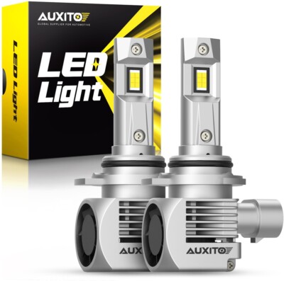 9012 LED High Low Headlights Bulbs 20000LM Ultra Brightness Wider Driving Vision