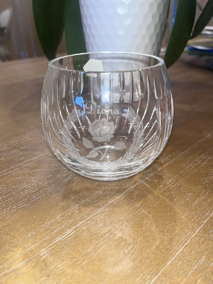 Stuart Crystal Diana Princess of Wells England’s Rose glass collectable memrobil - Image 2 of 4