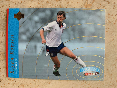 1997 Upper Deck England Soccer Card - BRYAN ROBSON Mint