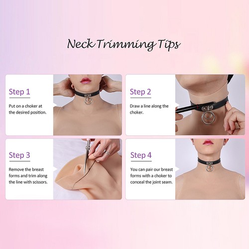 Realistic Silicone Breast Forms Breast Plate Fake Boobs D Cup For Crossdresser - Picture 9 of 10