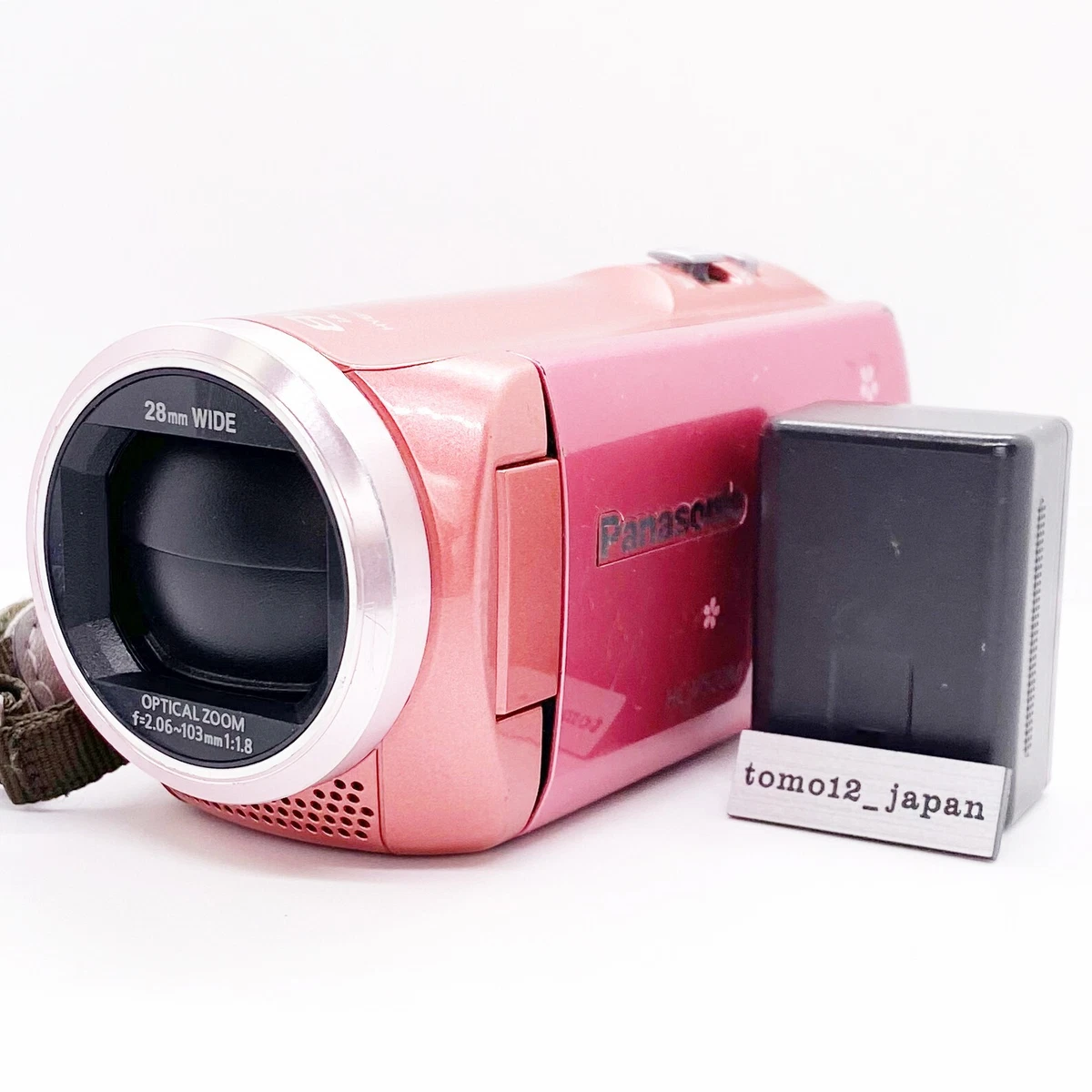 Panasonic HC-V520M Pink 50x Zoom Digital HD Video Camera Camcorder
