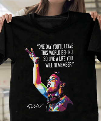 Rare Collection Avicii Cotton Quotes Gift For Fan Black S-2345XL T-shirt MD33