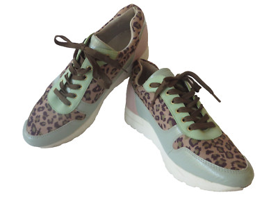 PiNNED by K. ° chice Sneakers Gr. 41 mint Leo Damen Schuhe Halbschuhe Schnürer