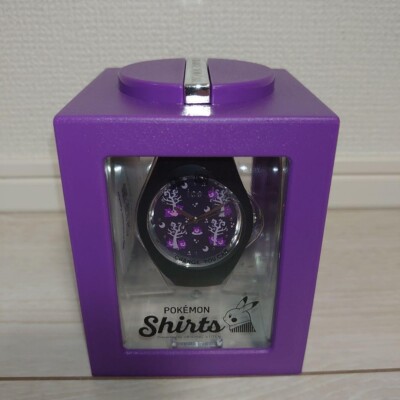 Pokemon Center Original ICE-WATCH Goods Gengar pattern Black