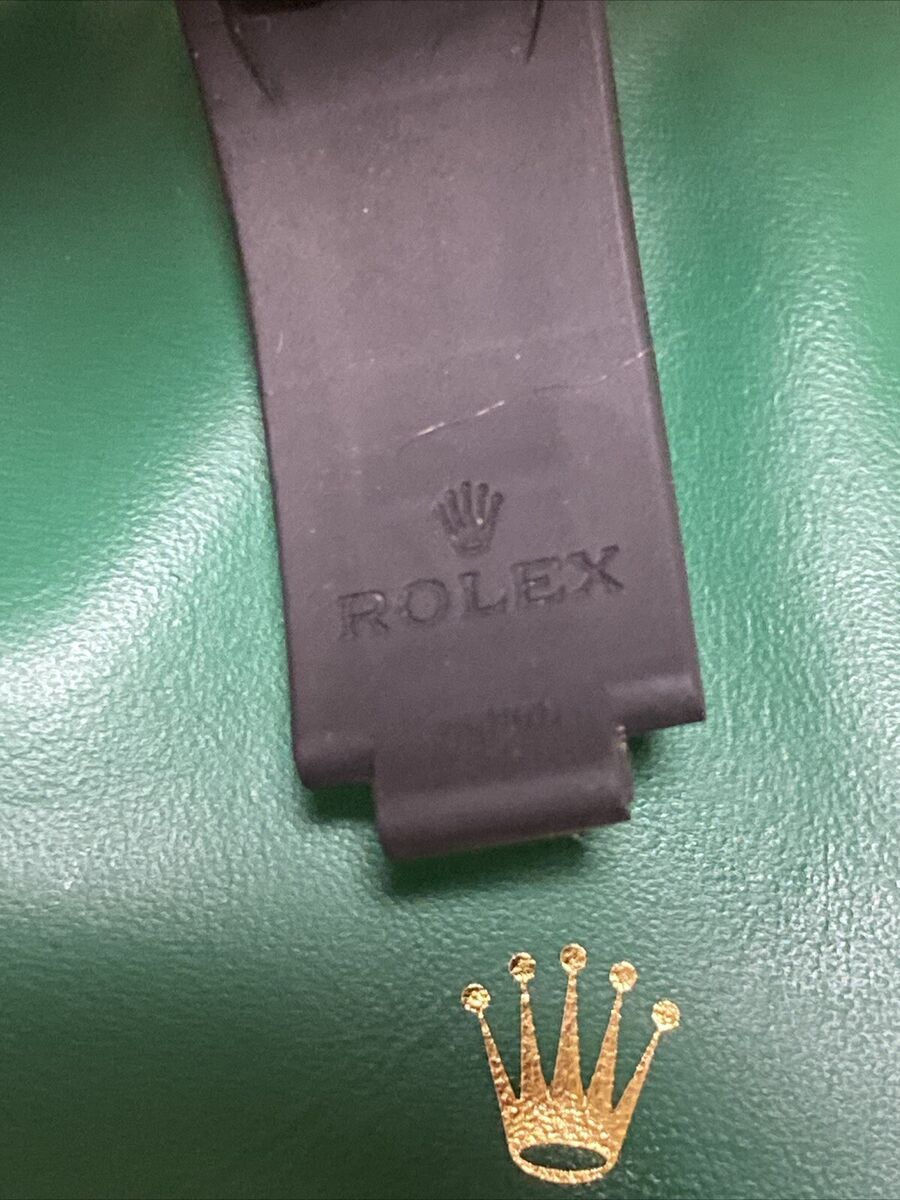AUTHENTIC ROLEX OYSTERFLEX 20MM Black Rubber Band 350501 AUTHENTIC ROLEX OYSTERFLEX 20MM Black Rubber Band 350501