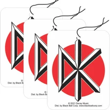Dead Kennedys Logo Road Rage Air Freshener - Vanilla Scent - 3 Pack