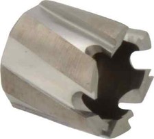Hougen 11124 Annular Cutter: 5/8" Dia, 1/4" Depth of Cut, HSS, 3/8" Shank