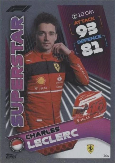 2022 Topps F1 Turbo Attax - Charles Leclerc #304 for sale | eBay