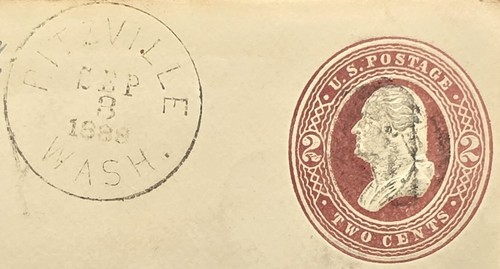 Vintage - 1888 Ritzville, Washington - Envelope - Picture 3 of 3
