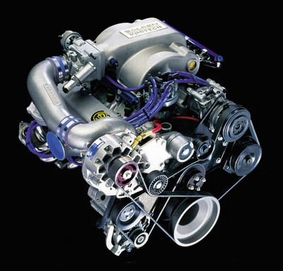 SHO Passenger Side Supercharging System w/V-7 YSi, Polished Finish