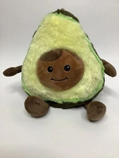 Warmies Avocado Plush Lavender Scented Microwaveable Stuffed Heatable Lovey Rare