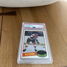 1980-81 Topps Hockey Card #189 Mel Bridgman Philadelphia Flyers PSA 6