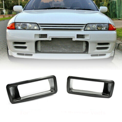 For Nissan Skyline R32 NSM-Style N1 Front Bumper Air Duct Vents Fiber Glass - Imagen 1 de 8