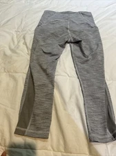 LULULEMON ALIGN HIGH-RISE PANT Mesh Ankle Yoga Gym  HEATHER  GREY SIZE  6